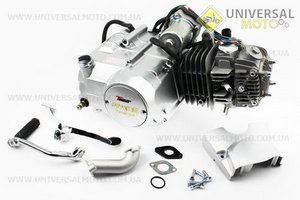 Двигун мопедний в зборі 125куб (Delta) - "автомат" (алюмінієвий циліндр). TMMP (Двигуни в зборі / UM3070-V94)