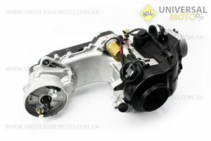 Двигун скутерний в зборі 4Т-80куб (короткий варіатор, короткий вал). TMMP (Двигуни в зборі / UM3071-V08)