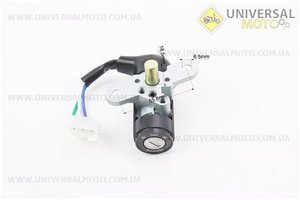 Замок запалювання Honda DIO ZX AF35 (3 контакту). Китай (Запчастини до японського скутера / UM3080-V73)