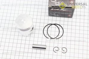 Поршневий комплект (поршень, кільця, палець) Honda DIO ZX50 40мм STD (палець 12мм). GX-Viper (Запчастини до японського скутера / UM3082-V86)