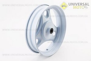 Диск колісний передній Honda DIO бараб. гальма (сталевий), БІЛИЙ. Китай (Запчастини до японського скутера / UM3089-V40)