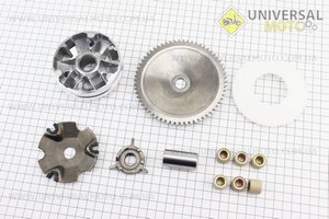 Варіатор передній повний комплект. Китай (Запчастини до 4Т скутера / UM3090-V16)