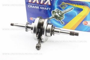 Колінвал у зборі (16зуб. на шестерні). TATA (Запчастини до 4Т скутера / UM3090-V53)