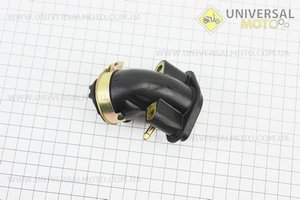 Патрубок карбюратора (стандарт). Китай (Запчастини до 4Т скутера / UM3090-V54)