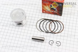 Поршневий комплект (поршень, кільця, палець) 80см.куб. 47мм +0,75 (палець 13мм). TNT (Запчастини до 4Т скутера / UM3091-V21)