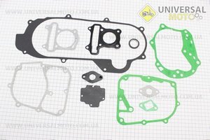 Прокладки двигуна 50см.куб.-39мм, комплект 11 деталей, короткий варіатор (метал), тип 2. Китай (Запчастини до 4Т скутера / UM3091-V51)