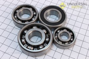 Подшипники комплект 4 штуки (6004-2RS;6303;6201;6203). JETAR (Скутер 50-100см3 / UM3092-V81)