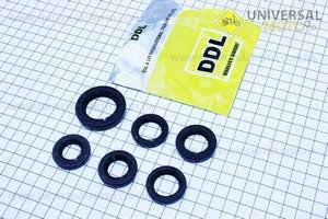 Сальник двигателя комплект 6 штук (19.8*30*5-2 штуки ; 17*30*6; 16,4*30*5, 27*42*7; 20*32*6). DDL (Скутер 50-100см3 / UM3092-V87)