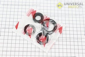 Сальник двигателя комплект 4 штуки (17*30*6, 19.8*30*5, 20*32*7, 27*42*7). HONDA (Скутер 50-100см3 / UM3092-V96)