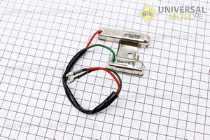 Резистор (опір) з дротом подвійний 5 Ом/5,9 Ом. Китай (Запчастини до 4Т скутера / UM3093-V61)