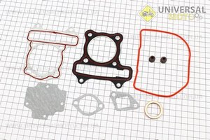 Прокладки поршневой комплект 47мм-80cc "красная нить". DDL (Скутер 50-100см3 / UM3094-V03)