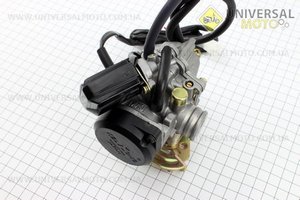 Карбюратор в сборе (пласт. крышка) 80см3 . ZHENGHE (Скутер 50-100см3 / UM3095-V35)