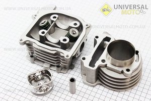 Цилиндр к-кт (цпг) 100cc-51,5мм + головка с клапанами, CMR (Тайвань)