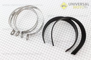 Хомут глушителя + резинка, к-кт 2пары
