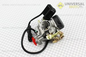 Карбюратор в сборе (пласт. крышка). B-cycle (Скутер 50-100см3 / UM3096-V40)