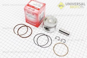 Поршневий комплект (поршень, кільця, палець) 80см.куб. 47мм +0,50 (палець 13мм) Тайвань. MSU (Запчастини до 4Т скутера / UM3096-V48)