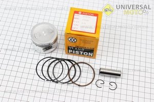 Поршневий комплект (поршень, кільця, палець) 80см.куб. 47мм +0,50 (палець 13мм). VLAND (Запчастини до 4Т скутера / UM3097-V25)