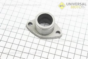 Патрубок карбюратора - перехідник (метал) під карбюратор JH-110/ACTIVE. Китай (Запчастини до 4Т скутера / UM3097-V32)