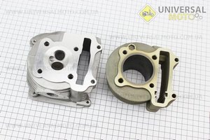 Цилиндр к-кт (цпг) 100cc-50мм +ГОЛОВКА(с клапанами+пастель+распредвал) (палец 13мм)