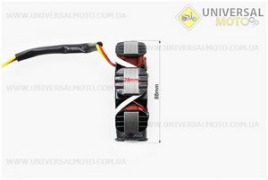 Статор магнето 8 катушек - "6 + 2" (генератор), высота 28мм. FDF (Скутер 50-100см3 / UM3097-V65)
