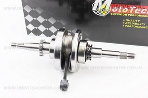 Колінвал у зборі (16зуб. на шестерні). Mototech (Запчастини до 4Т скутера / UM3098-V12)