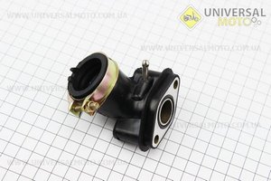 Патрубок карбюратора (завужений усередині). Китай (Запчастини до 4Т скутера / UM3098-V26)