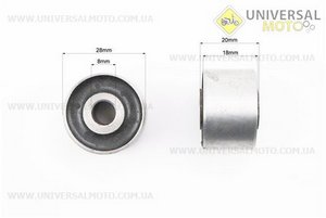 Сайлентблок двигуна 28мм (28*8*20/18) комплект 2шт. DDL (Запчастини до 4Т скутера / UM3099-V10)