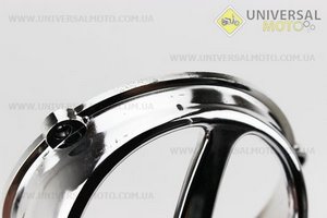 Повітрозабірник для скутера універсальний "ХРОМ". Китай (Запчастини до японського скутера / UM3099-V52)