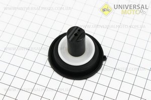 Мембрана кругла 16мм (метал, внизу з виїмкою). Китай (Запчастини до 4Т скутера / UM3099-V86)