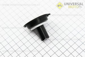 Мембрана кругла 16мм (метал, внизу з виїмкою). Китай (Запчастини до 4Т скутера / UM3099-V86)