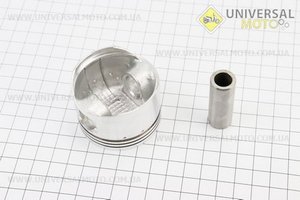 Поршневий комплект (поршень, кільця, палець) 125см.куб. 52,4мм +0,25 (палець 15 мм). Китай (Запчастини до 4Т скутера / UM3100-V91)