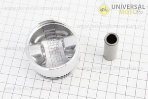 Поршневий комплект (поршень, кільця, палець) 150см.куб. 57,4мм +0,50 (палець 15 мм). Китай (Запчастини до 4Т скутера / UM3101-V02)