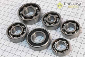 Подшипники к-кт 6шт (6004-2RS;6301;6002;6204;6202;6203)