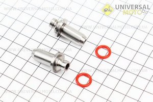 Втулка напрямні клапанів комплект 2шт + манжети. Китай (Запчастини до 4Т скутера / UM3103-V51)