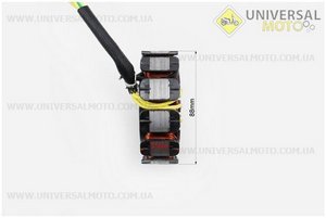 Статор магнето (генератора) (11 котушок роз'єм "мама 4+2") висота 31мм. ZHENGHE (Запчастини до 4Т скутера / UM3103-V97)