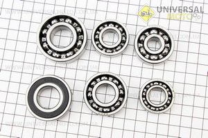 Подшипники к-кт 6шт (6004-2RS;6301;6002;6204;6202;6203)