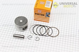 Поршневий комплект (поршень, кільця, палець) 125см.куб. 52,4мм +0,25 (палець 15мм) жовта коробка. SEE (Запчастини до 4Т скутера / UM3106-V13)