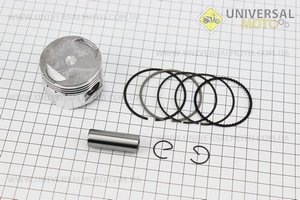 Поршневий комплект (поршень, кільця, палець) 125см.куб. 52,4 мм WH125 Keeway +0,25 (палець 15мм). Китай (Запчастини до 4Т скутера / UM3106-V42)