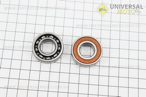 Підшипник розподільного валу 6002 (15x32x8/9) комплект 2шт. TATA (Запчастини до 4Т скутера / UM3106-V58)