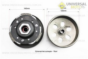 Варіатор задній в зборі. FENGRI (Запчастини до 4Т скутера / UM3107-V33)