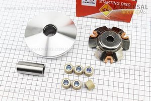 Варіатор передній у зборі з втулкою. FENGRI (Запчастини до 4Т скутера / UM3107-V34)