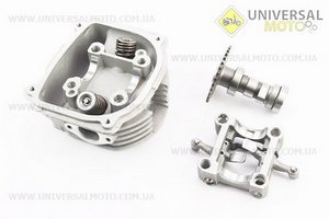 Головка циліндра+клапана+пастель+розподільний вал з "зачепом" в зборі 150cм3. FENGRI (Запчастини до 4Т скутера / UM3107-V36)