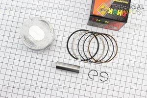 Поршень комплект 150cc 57,4 мм WH150 Keeway STD (палець 15мм). DHOK (Запчастини до 4Т скутера / UM3108-V38)