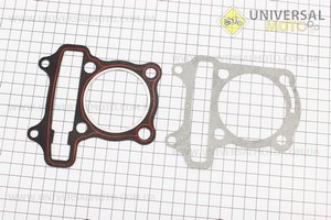Прокладки поршньової 125cc-52,4мм, комплект 2 деталі. TMMP (Запчастини до 4Т скутера / UM3108-V53)