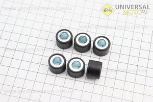 Ролики варіатора 6шт, 18x14 - 13г. Китай (Запчастини до 4Т скутера / UM3109-V30)