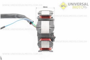 Статор магнето (генератора) (8 котушок роз'єм "мама 3+2") висота 35мм. Китай (Запчастини до 4Т скутера / UM3109-V50)