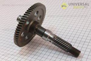 Вал редуктора вторинний (незначний наліт). Китай (Запчастини до 2Т цепного скутера / UM3110-V01)