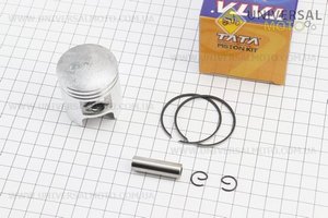 Поршневий комплект (поршень, кільця, палець) 50см.куб. 41мм STD (палець 10мм, H-43мм, h-16мм). TATA (Запчастини до 2Т цепного скутера / UM3110-V37)