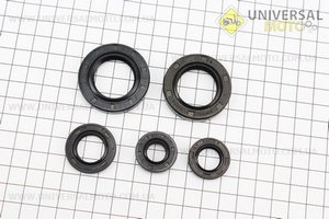 Сальник двигателя к-кт 5шт TB60 (26*42*6,5; 25*40*8; 17*29*5; 13,7*24*5; 12*24*7)