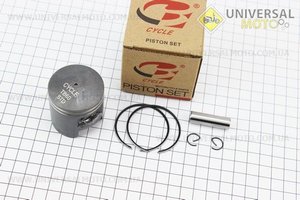 Поршень, кольца, палец комплект 65см3 43мм STD (палец 10мм). B-cycle (Скутер 2Т-Цепной / UM3111-V33)